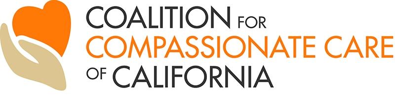 cccc logo Coalitionf for compassionate care of california logo with hand dolhind a heart